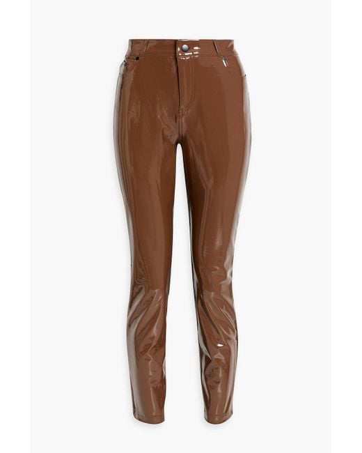 Commando Brown Vinyl leggings