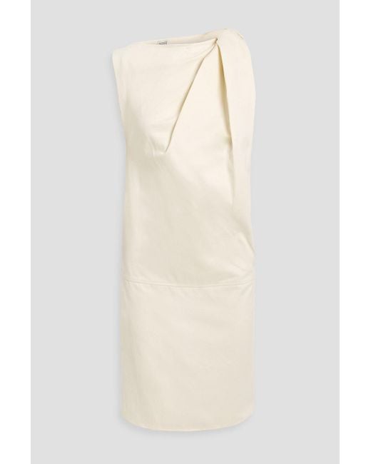 Totême  Natural Twisted Cotton And Linen-Blend Dress