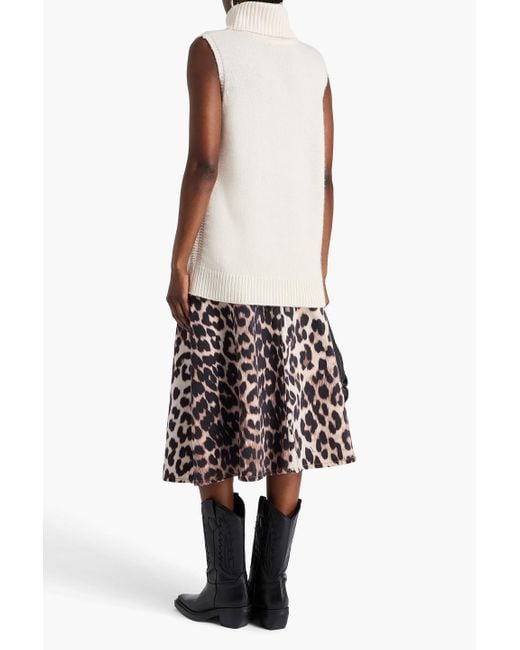 Rag & Bone White Danica Wool And Cashmere-Blend Vest