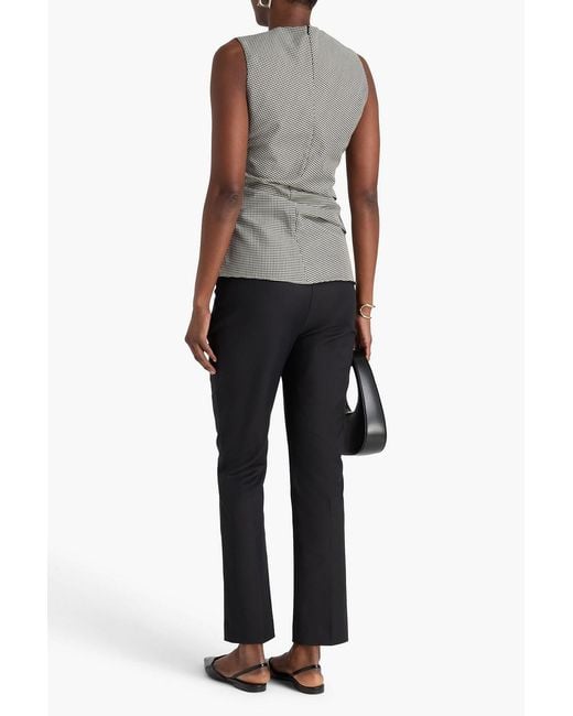 Rohe Blue Cotton-Blend Slim-Leg Pants