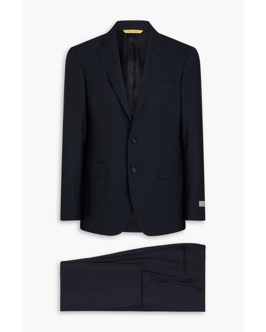 Canali Blue Wool Suit for men