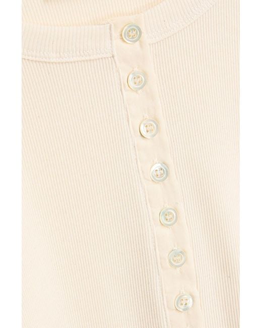 Rohe Natural Cotton-jersey Top