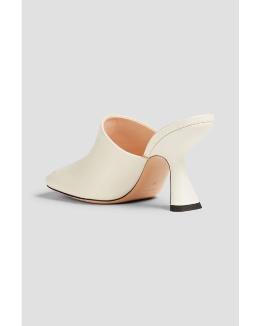Nicholas kirkwood shop white mules