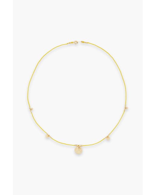 Zimmermann White Gold-tone Cord Necklace