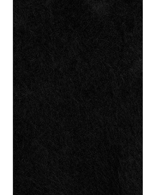 Loulou de Saison Black Goto pullover aus einer alpakamischung