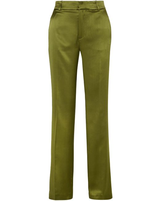 JOSEPH Silk-satin Straight-leg Pants 