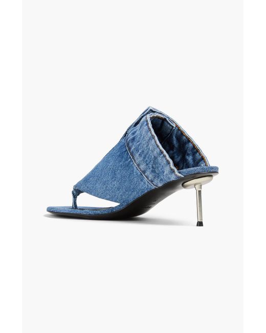 Coperni Blue Denim Mules