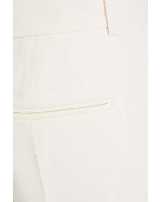 Totême White Crepe Wide-leg Pants
