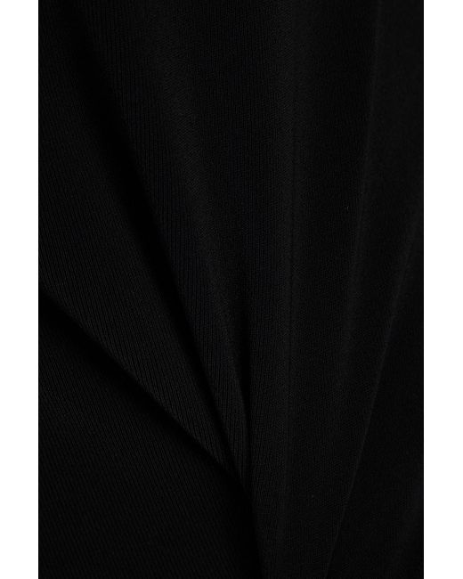 Balenciaga Black Jersey Maxi Dress
