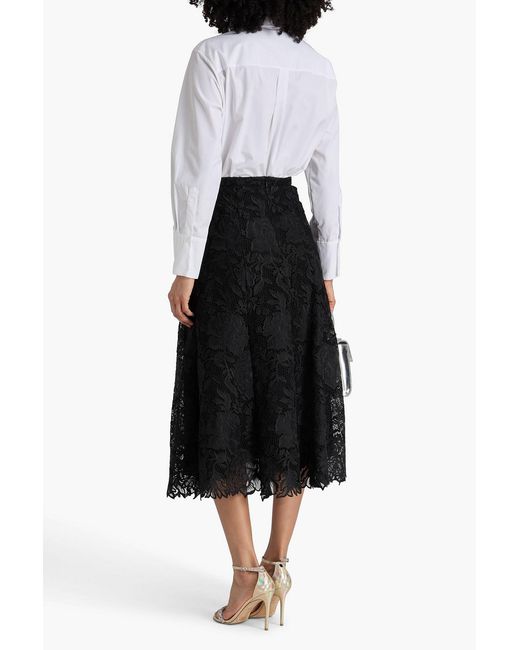 Erdem White Embellished Cotton-Poplin Shirt