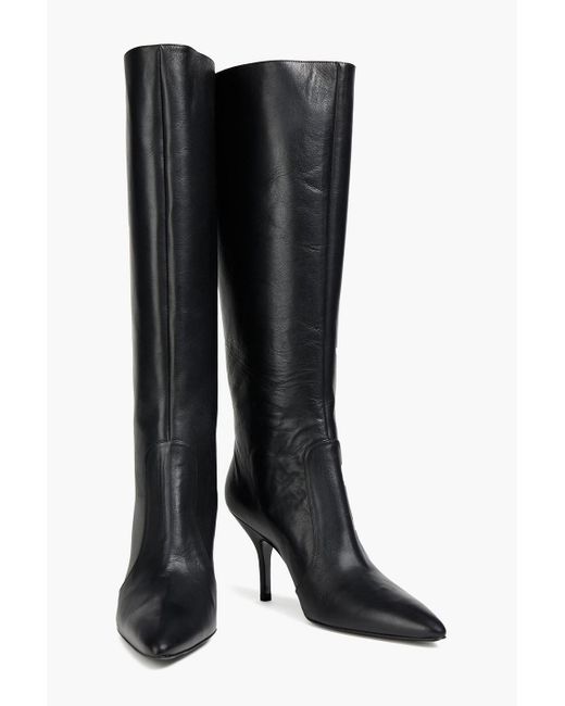 Magda Butrym Black Egypt Leather Knee Boots