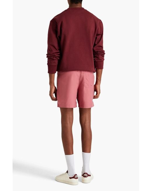 Adidas Originals Shorts aus twill mit tunnelzug in Pink für Herren