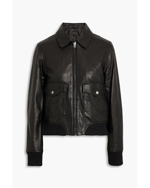 Rag & Bone Black Andrea Leather Jacket