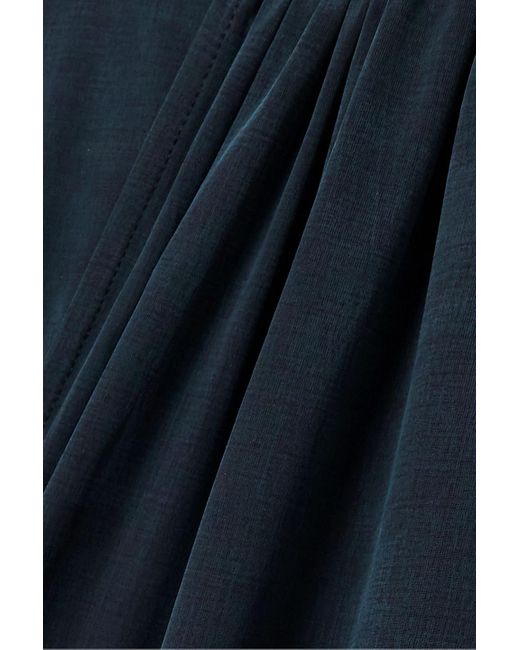 GAUGE81 Blue Suani asymmetrisches maxikleid aus stretch-jersey mit cut-out