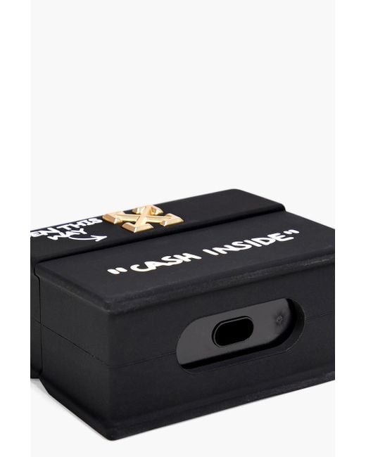 Off-White c/o Virgil Abloh Black Jitney Printed Silicone Airpods Case