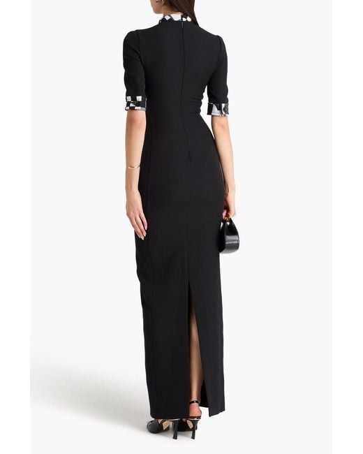 Emilio Pucci Black Stretch-crepe Maxi Dress