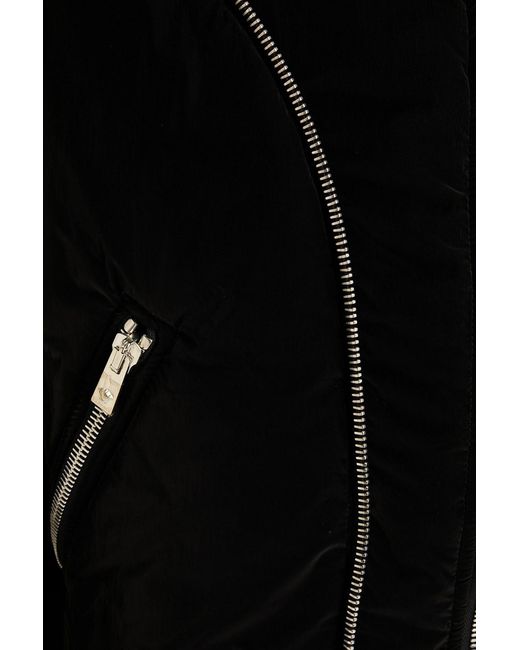 Versace Black Hooded Shell Jacket for men