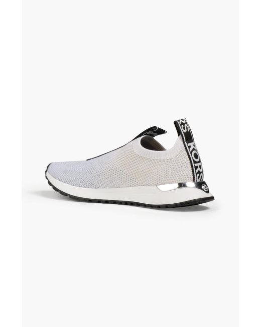 Michael kors grey deals slip on sneakers