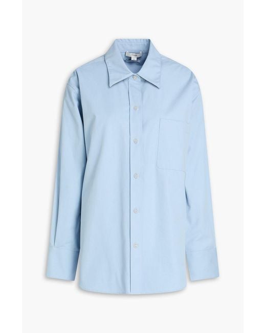 Vince Blue Cotton-twill Shirt