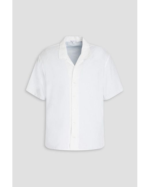 James Perse Hemd aus baumwollpopeline in White für Herren