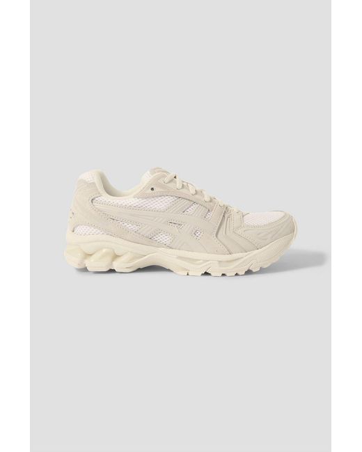 Asics Natural Gel-Kayano 14 Rubber-Trimmed Canvas Sneakers