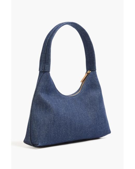 Mansur Gavriel Blue Candy Mini Denim Shoulder Bag