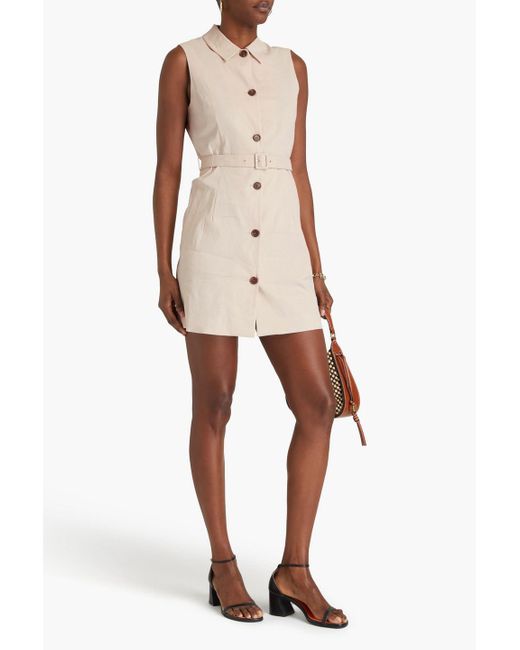 DOROTHEA LINEN BLEND  SHIRT DRESSS main image 1