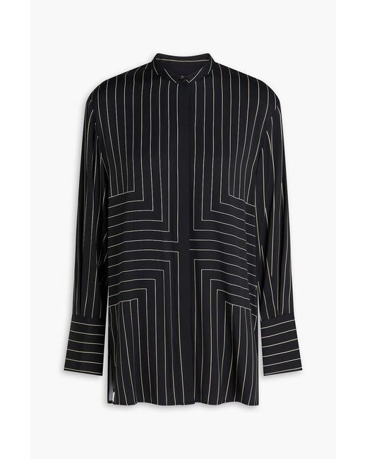 Joseph Black Printed Silk-blend Shirt
