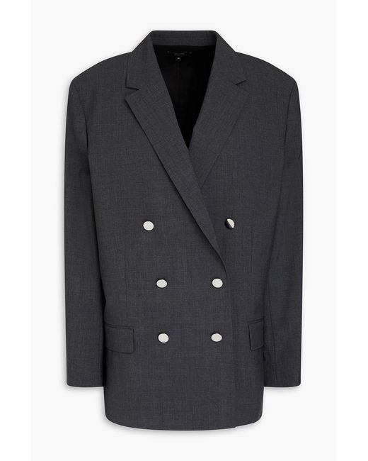 Theory Black Wool-blend Blazer