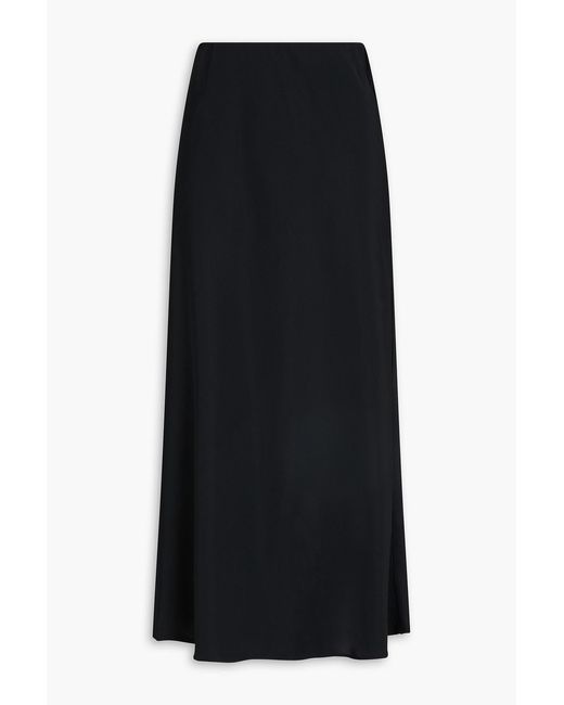 By Malene Birger Black Boshan Twill Midi Skirt