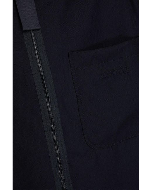 Jacquemus Blue Grain De Poudre Wool Jacket for men