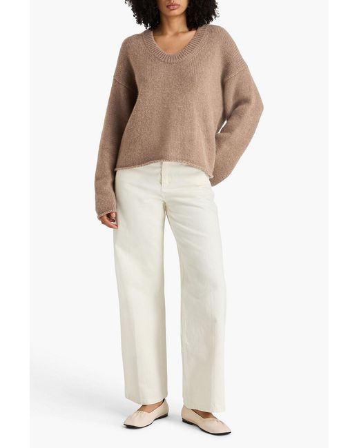 Loulou de Saison Natural Derry Cashmere Sweater