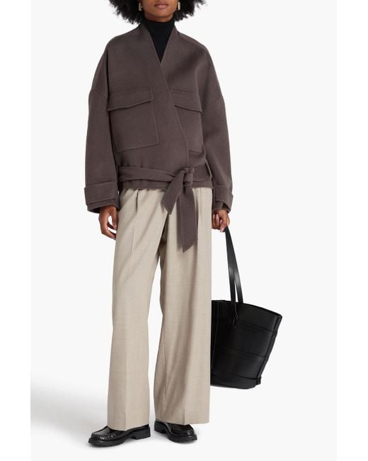 A.Emery Brown Ames Wool-Blend Twill Jacket