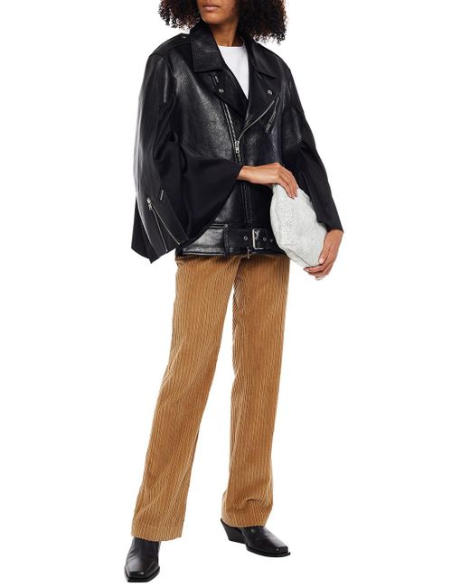 textured biker jacket