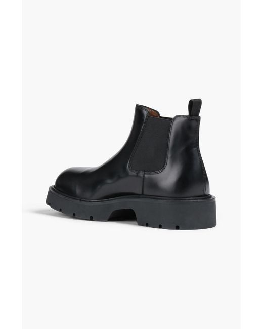 Sandro Black Leather Chelsea Boots for men