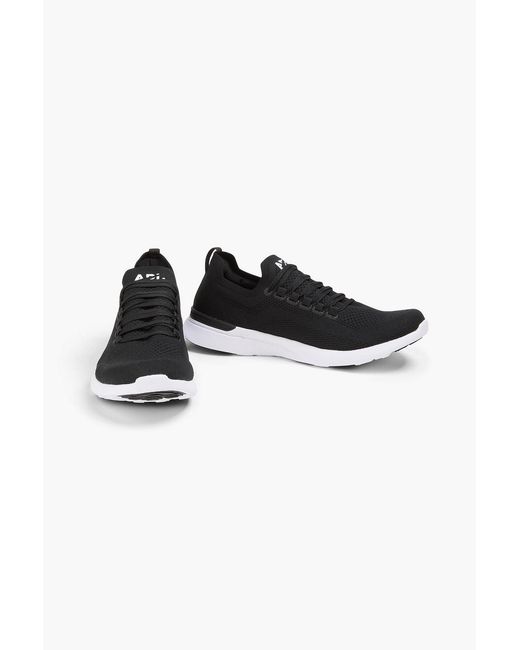 Athletic Propulsion Labs Black Techloom Breeze Mesh Sneakers for men
