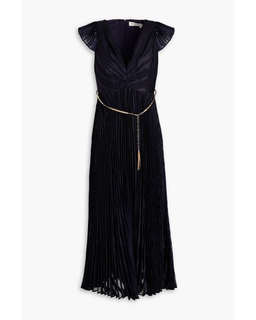 Monochrome jacquard belted clearance dress