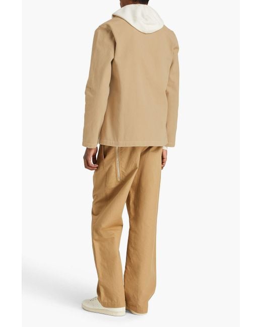 Sandro Natural Cotton-drill Jacket for men