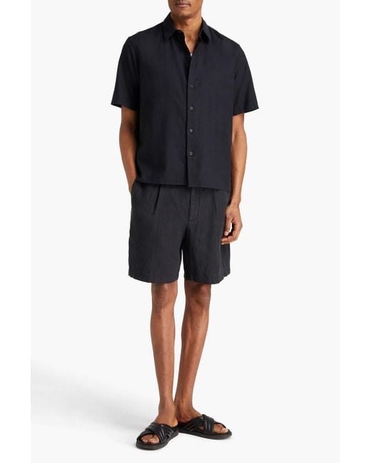 Rag & Bone Blue Dalton Hemp And Cotton-blend Shirt for men