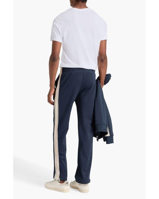 Sandro Blue Tech-Jersey Track Pants for men