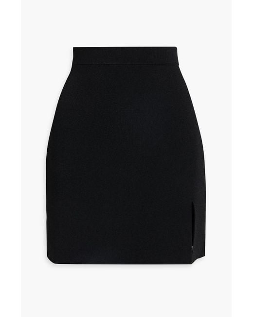 Altuzarra Black Knitted Mini Skirt