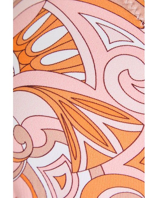 Melissa Odabash White Miami Paisley-Print Triangle Bikini Top