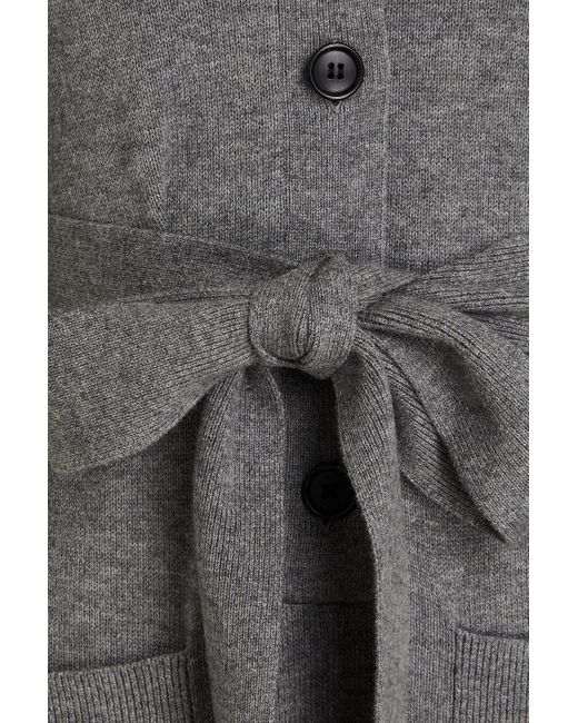 Alex Mill Gray Jumpsuit aus einer merinowoll-baumwollmischung mit gürtel