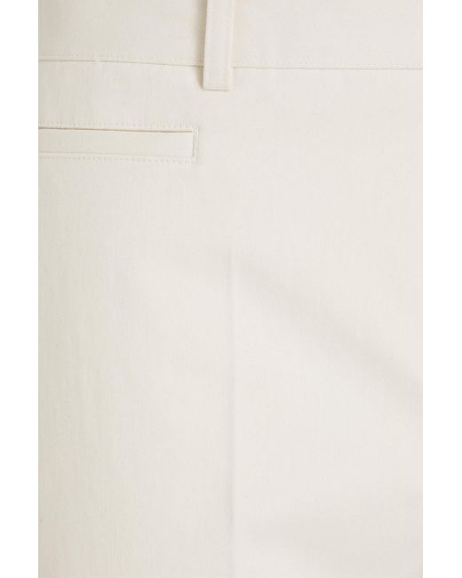 Jil Sander White Cotton-twill Pants for men