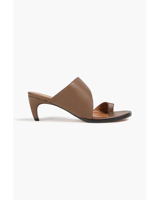Atp Atelier Natural Trivento Leather Sandals