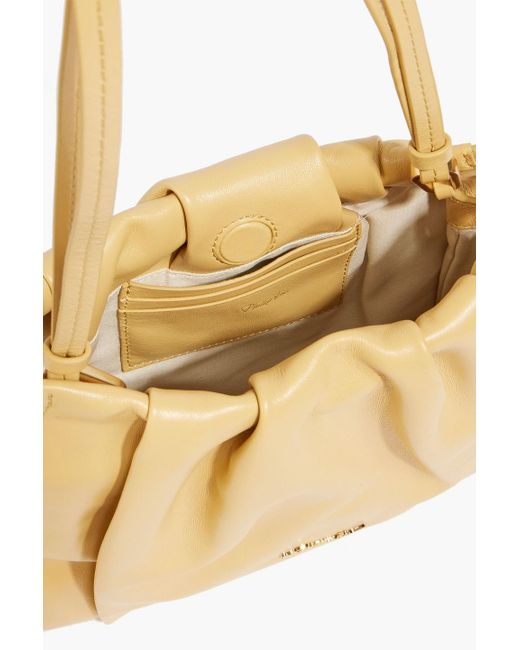 3.1 Phillip Lim Metallic Blossom Pleated Leather Shoulder Bag