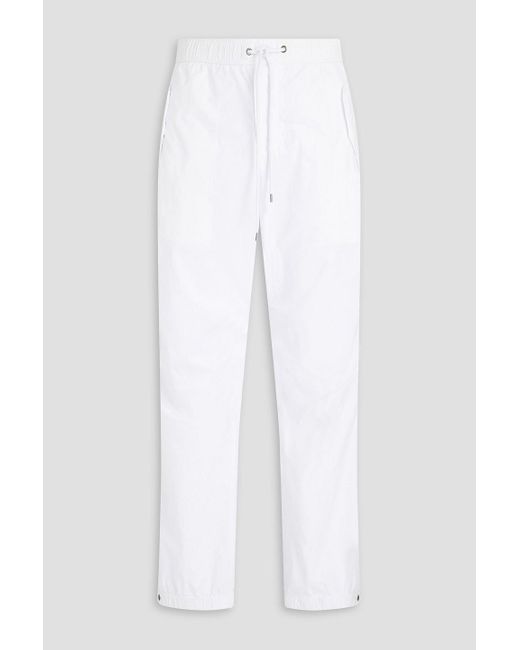 James Perse White Stretch-cotton Track Pants for men