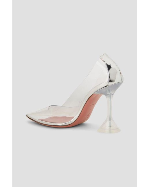 AMINA MUADDI White Ami Pvc And Leather Pumps