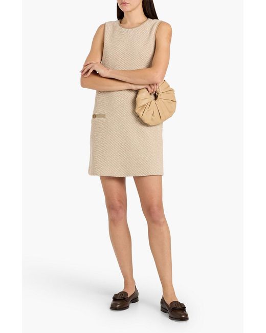 Rag & Bone Natural Frances Cotton-Blend Tweed Mini Dress