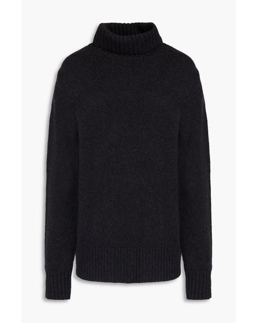 Joseph Blue Cashmere Turtleneck Sweater
